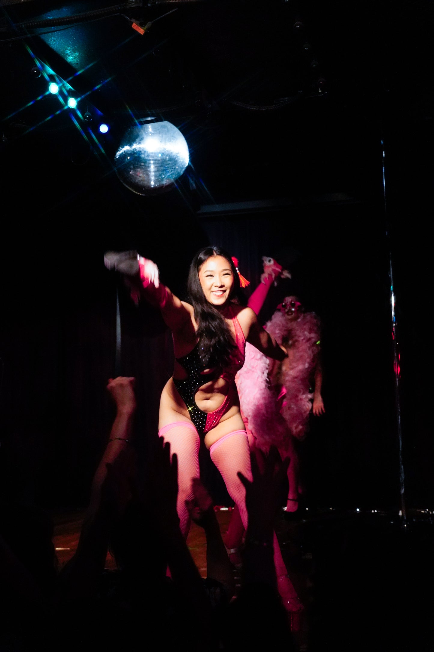 Black Cherry Split Onepiece